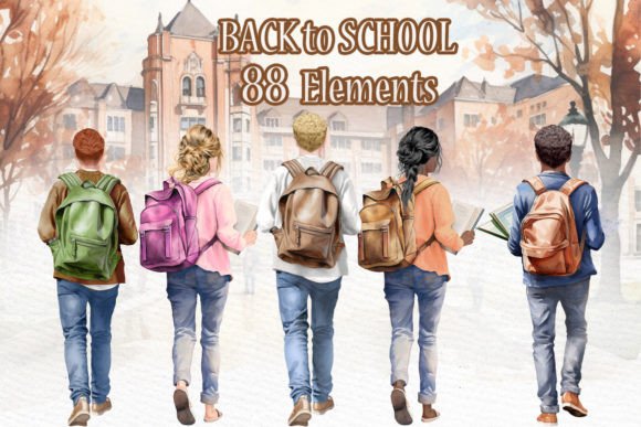 Back to School Png: Fresh Designs for College Students
