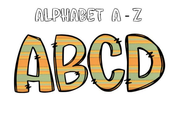 Bring Autumn Warmth to Every Letter with Fall Alphabet PNG Doodle Letter2