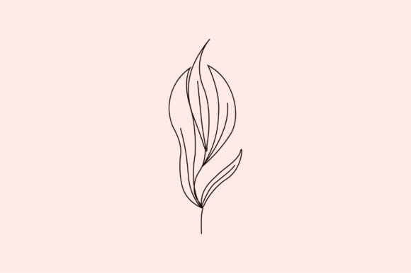 Exploring the Charm of Snowdrop Leaves Style Line Art