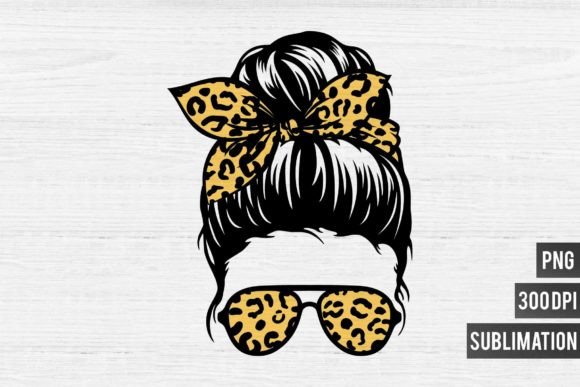 Mom Life PNG Sublimation-Yellow Leopard: Bold & Stylish Designs
