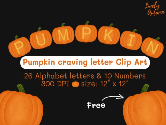 Pumpkin Craving Letter Clip Art Png File: A Designer's Guide