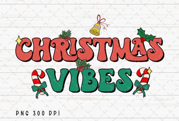 Retro Christmas Vibes Sublimation PNG: Crafting Timeless Holiday Magic
