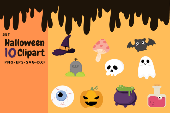Spooky-Cute Design Assets: The Doodle Halloween Elements Bundle