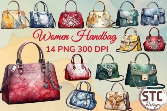 Women Handbag Watercolor Sublimation: A Designer's Essential Asset